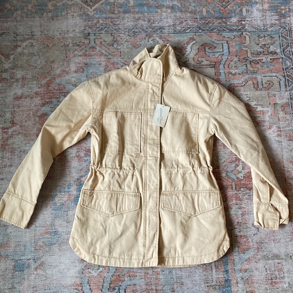 - ✨NWT XS women’s utility field jacket / coat beige ✨ - Picture 8 of 8